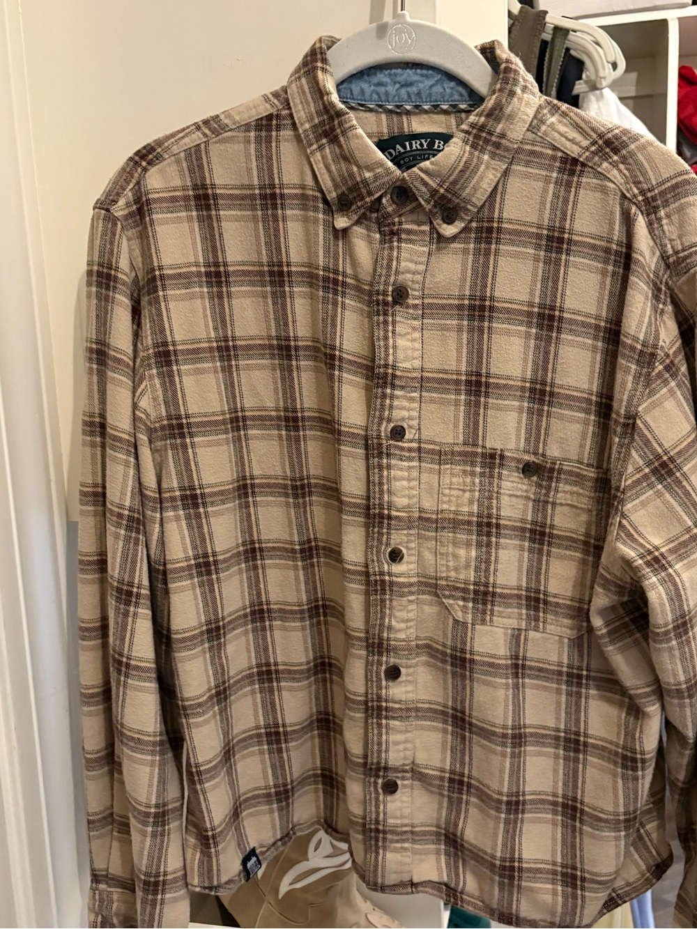 Dairy Boy flannel shirt M/L